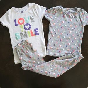 Carter's girls pajama set, size 6